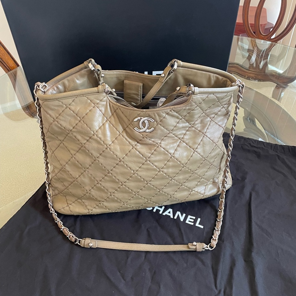 Chanel hobo bag.